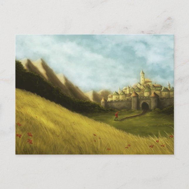 pied piper de hamelin carte postale de conte de fé (Devant)