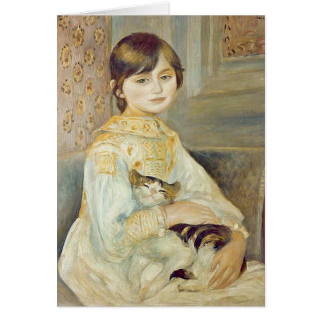 Pierre A Renoir | Julie Manet avec chat (Devant)
