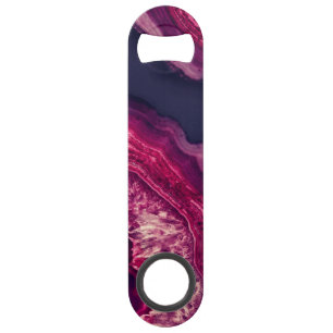 Pierre assez rose et pourpre de Geode d'agate sur