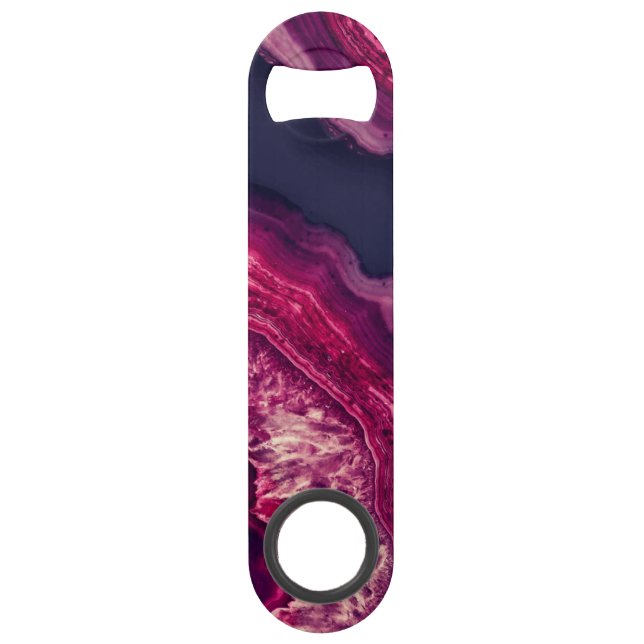 Pierre assez rose et pourpre de Geode d'agate sur (Dos)