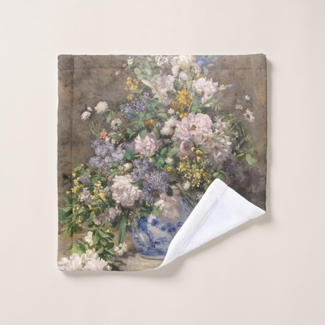 Pierre-Auguste Renoir Bouquet de printemps (Gant de toilette)
