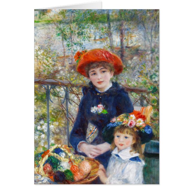 Pierre-Auguste Renoir Deux soeurs en terrasse (Devant)