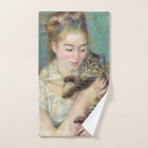 Pierre-Auguste Renoir - Femme au chat