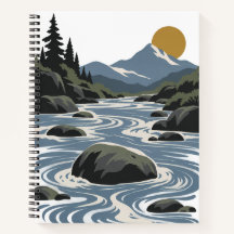Pierre dans le Ruisseau | Carnet de Nature Moderne