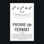 Pierre de Fermat Poster<br><div class="desc">Mathematician - Pierre de Fermat</div>