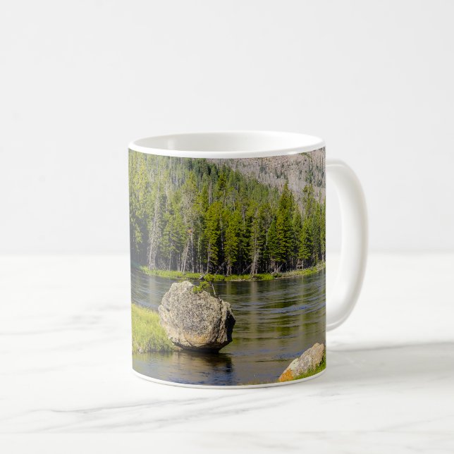 Pierre De La Mug De Café De Madison River (Devant droit)