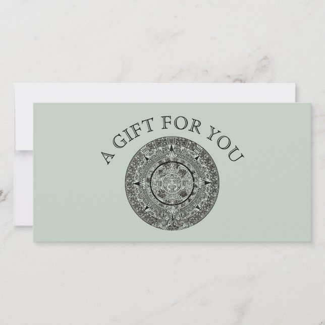 Pierre de soleil aztèque mexicaine Calendrier maya (Devant)