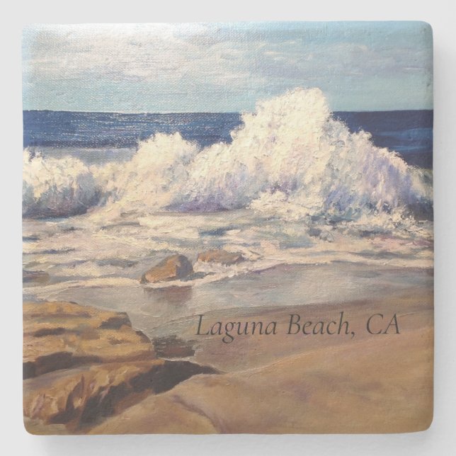 Pierre Dessous-de-verre en pierre. (Devant)