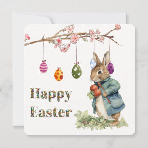 Pierre le lapin de Pâques OEufs de Pâques Joyeux P