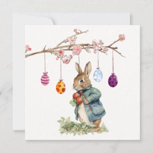 Pierre le lapin de Pâques OEufs de Pâques Joyeux P