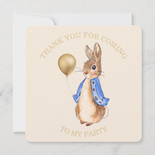 Pierre le Lapin Merci d'être venu à ma fête