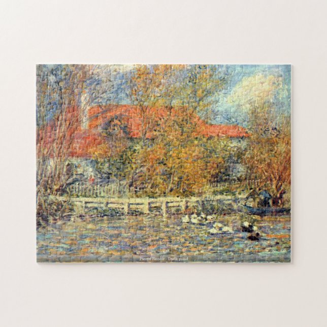 Pierre Renoir - puzzle d'étang de canard (Horizontal)