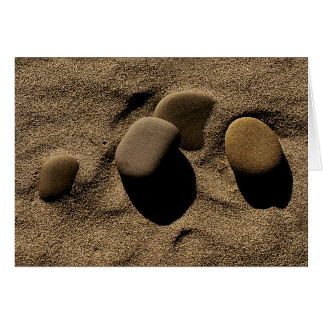 Pierres dans le sable (Devant horizontal)