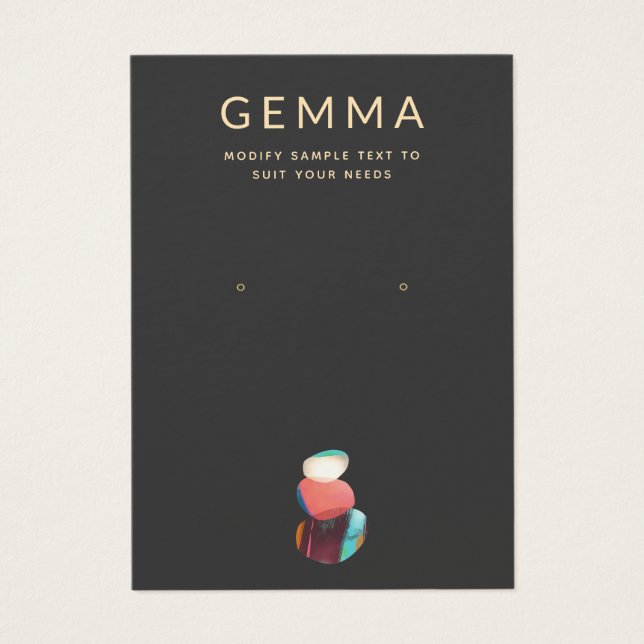 Pierres d'aquarelle artistique portant la carte d' (Devant)