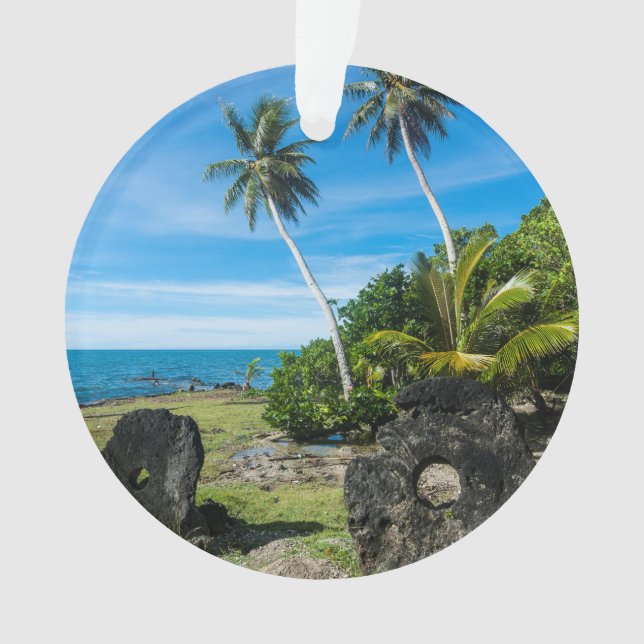 Pierres Rai Sur L'Île De Yap (devant)