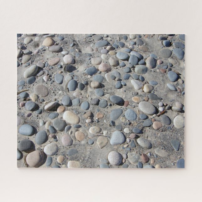 Pierres sur le puzzle de plage (Horizontal)
