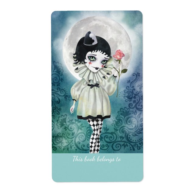 Pierrette sous la lune glacée Ex-libris Étiquettes (Devant)