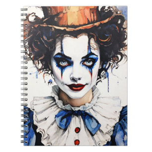 Pierrot Clown Vintage   Cahier Journal