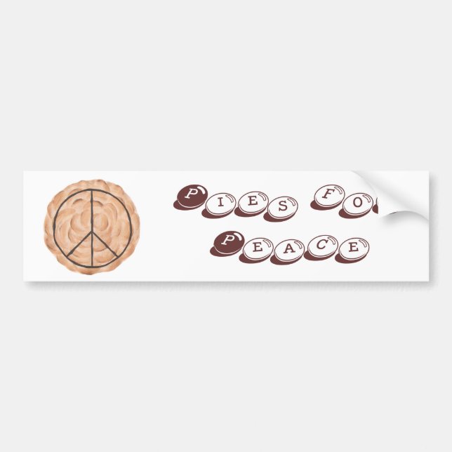 Pies for Peace meringue peace pie stickers pare-ch (Devant)