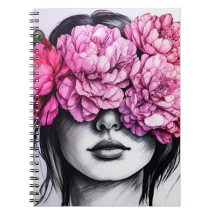 Pies roses Journal carnet