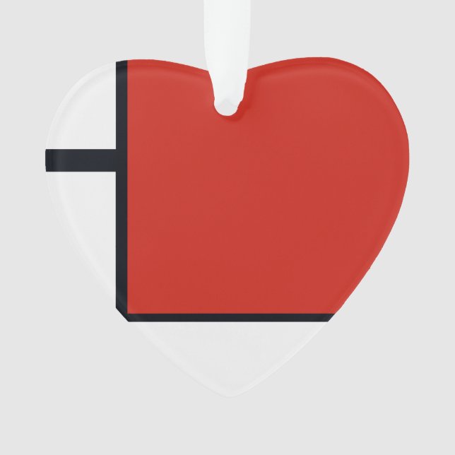 Piet Mondrian - Composition Abstrait géométrique (devant)