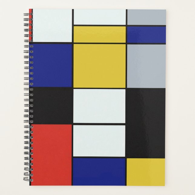 Piet Mondrian - Composition Abstrait géométrique (Devant)