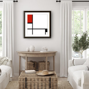 Piet Mondrian - Composition Abstrait géométrique