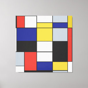 Piet Mondrian - Composition Abstrait géométrique