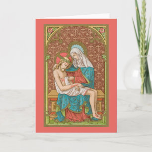 Pieta (SAU 23) Carte de vœux vierge