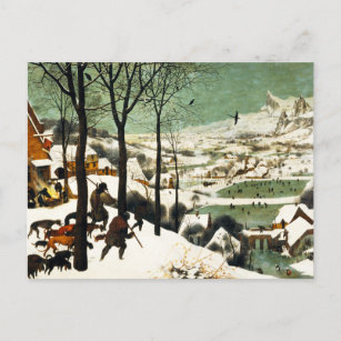 Pieter Bruegel Hunters dans la carte postale de ne