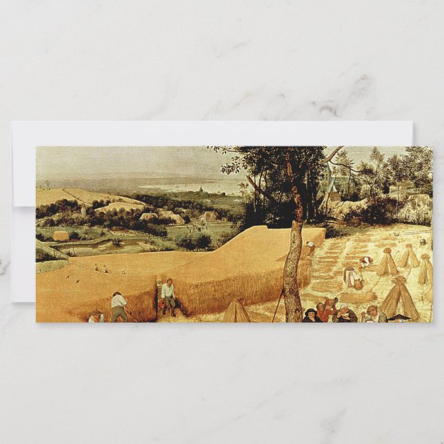 Pieter Bruegel's The Harvesters (1565) (Devant)