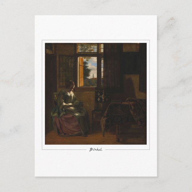 Pieter de Hooch #150 - Carte postale d'art fin (Devant)