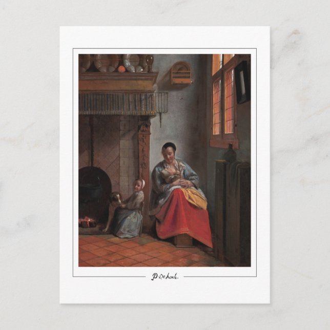 Pieter de Hooch #68 - Carte postale d'art fin (Devant)