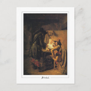 Pieter de Hooch #77 - Carte postale d'art fin