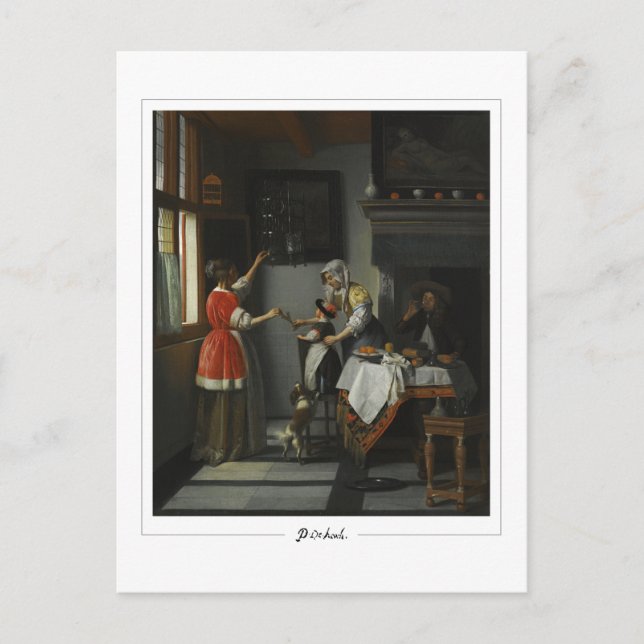 Pieter de Hooch #9 - Carte postale d'art fin (Devant)