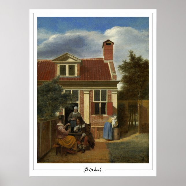 Pieter de Hooch Affiche d'art Zedign #59 (Devant)