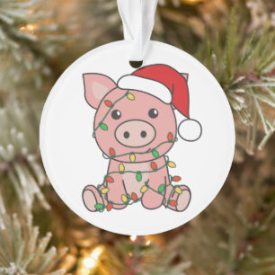 Pig Christmas Winter Animals