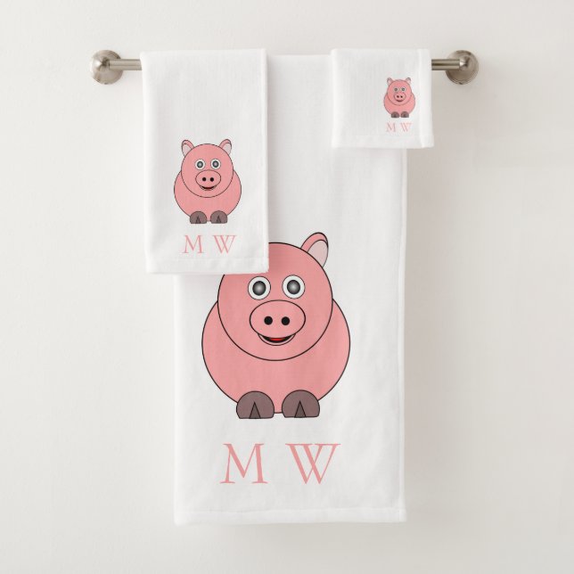 Pig Design Monogrammed (En situation)