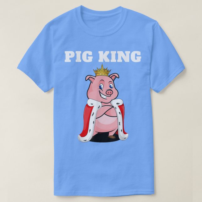 Pig King Boys Cochon Tshirt Mens Cochon (Design devant)