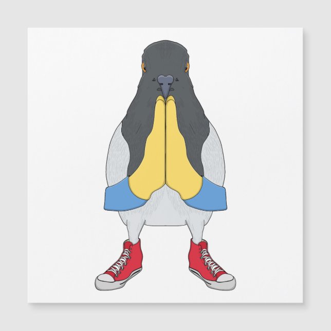 Pigeon avec chaussures (Devant)