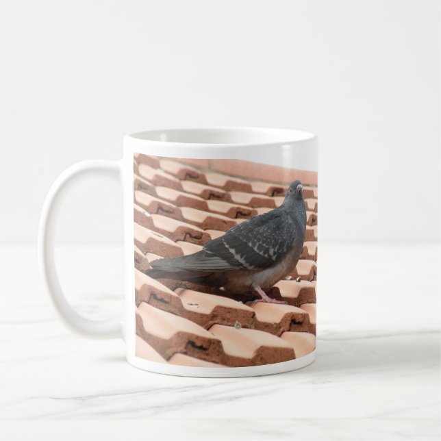 Pigeon Mug sur le toit (Gauche)