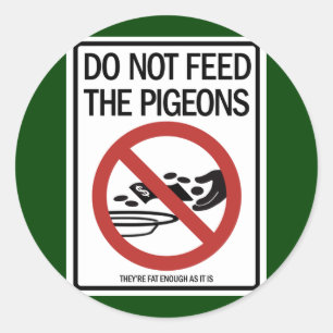 Pigeon / Offres de prédicateur autocollants