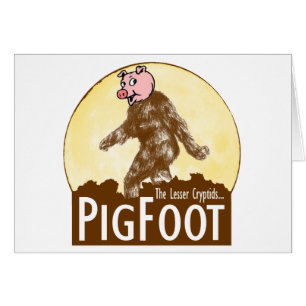 PIGFOOT peu de le Cryptid - Sasquatch drôle
