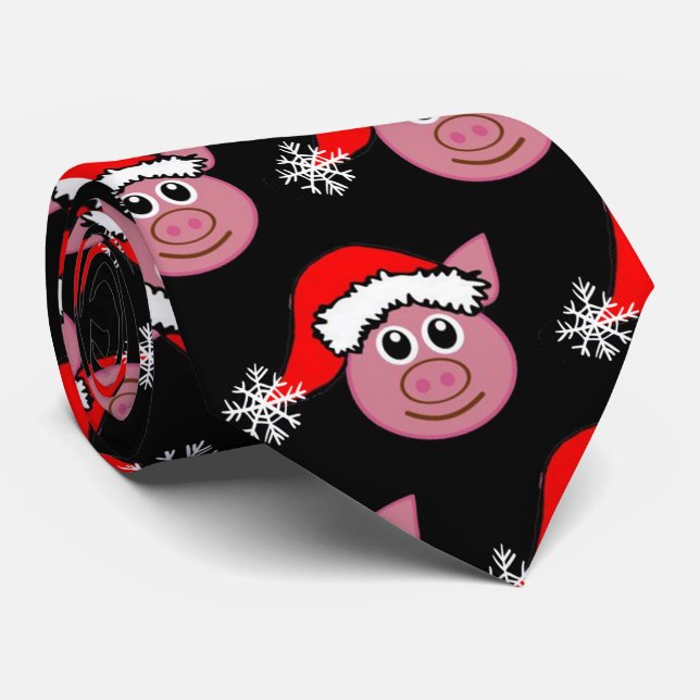****PIGGIE DE NOËL**** CRAVATE DE NOËL (Roulé)