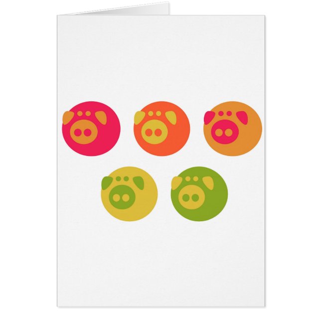 Piggies coloré (Devant)