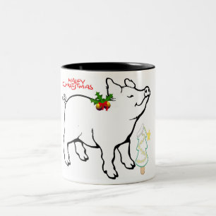 *PIGGY DE CRISTMAS** MUG DE VACANCES