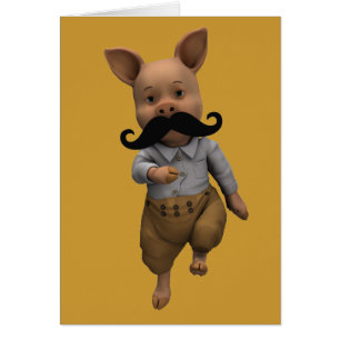 Piglet Avec Moustache
