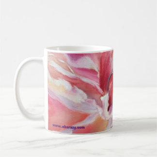 Pignons d'Alaska Mug de verre floral