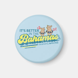 Pigs de natation Bahamas Magnet Vacances Croisière