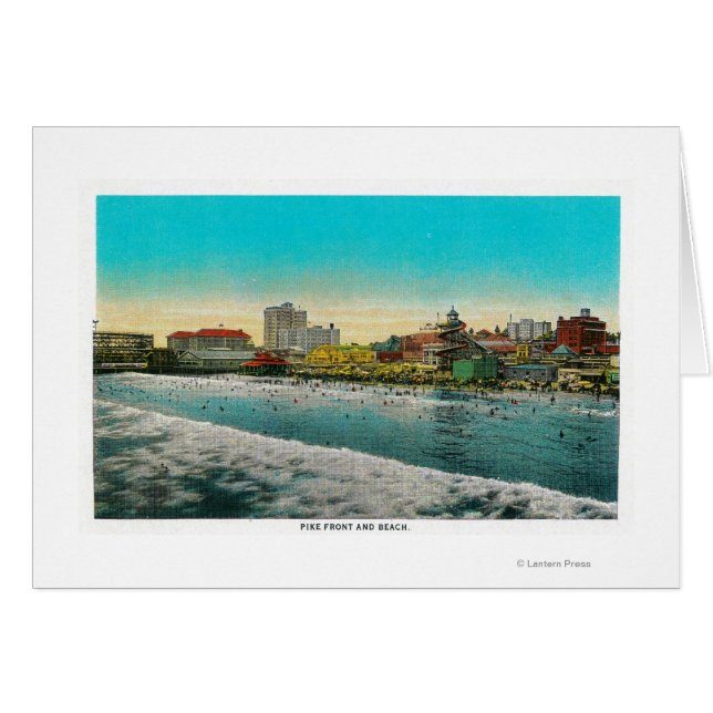 Pike Front et Long Beach, Californie (Devant horizontal)